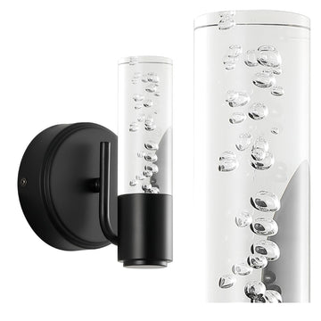 Bolha Minimalist Modern Bubble Acrylic/Iron Integrated LED Vanity Light